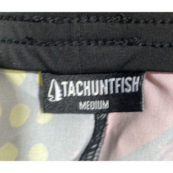Womens Tachuntfish Shorts Size Medium Geometric Print Retro Athletic Performance - Picture 8 of 8
